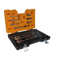 65 PCE 1/4,3/8,1/2" MET & SAE SOCKET SET, , scaau_hi-res