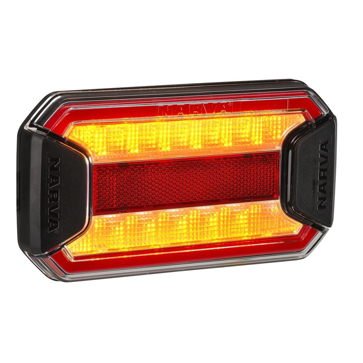 Narva 9-33 Volt LED Tail and Indicator Lamp with In-Built Reflector, Clear Lens and 0.5m of Hard-Wired Cable, , scaau_hi-res