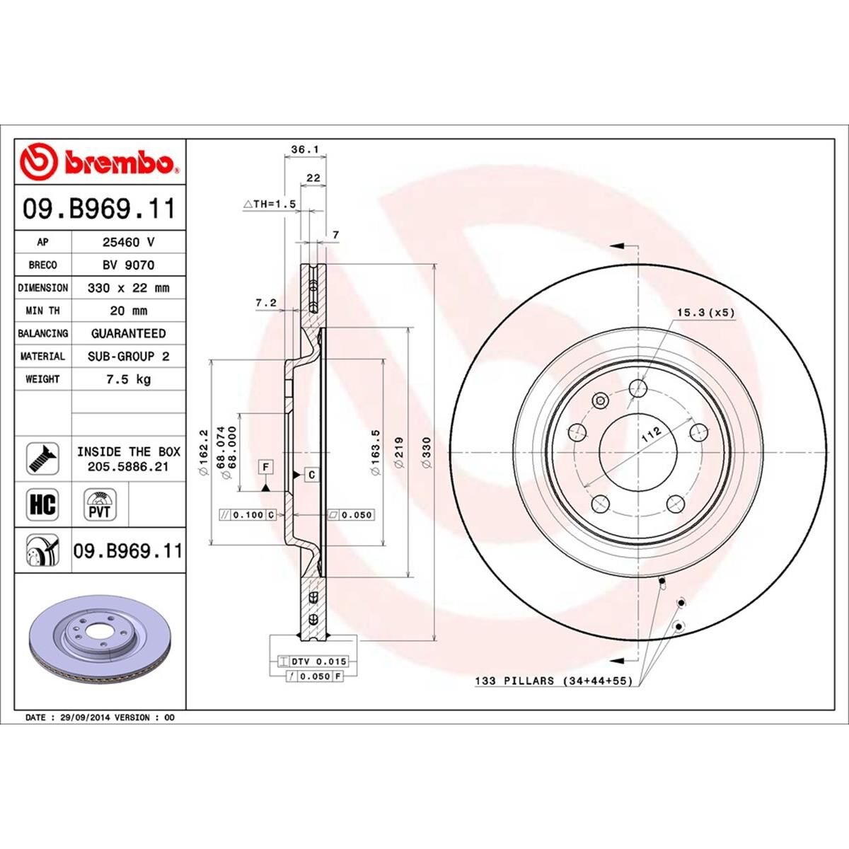 BREMBO DISC ROTOR, , scaau_hi-res