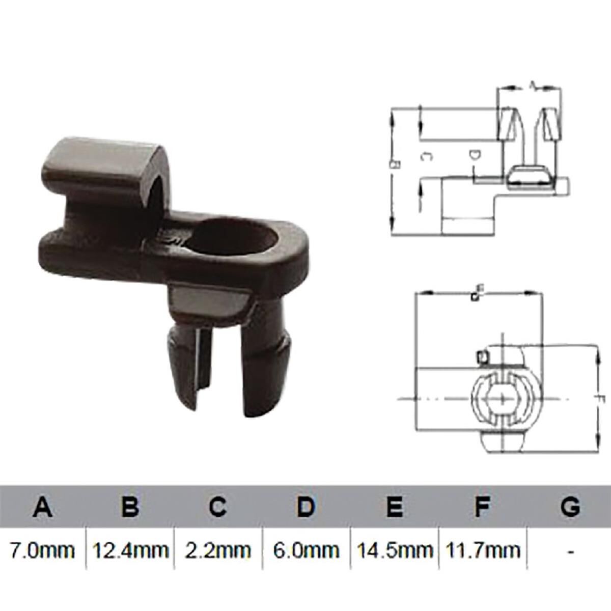 PKT 10 DOOR LOCK CLIP, , scaau_hi-res
