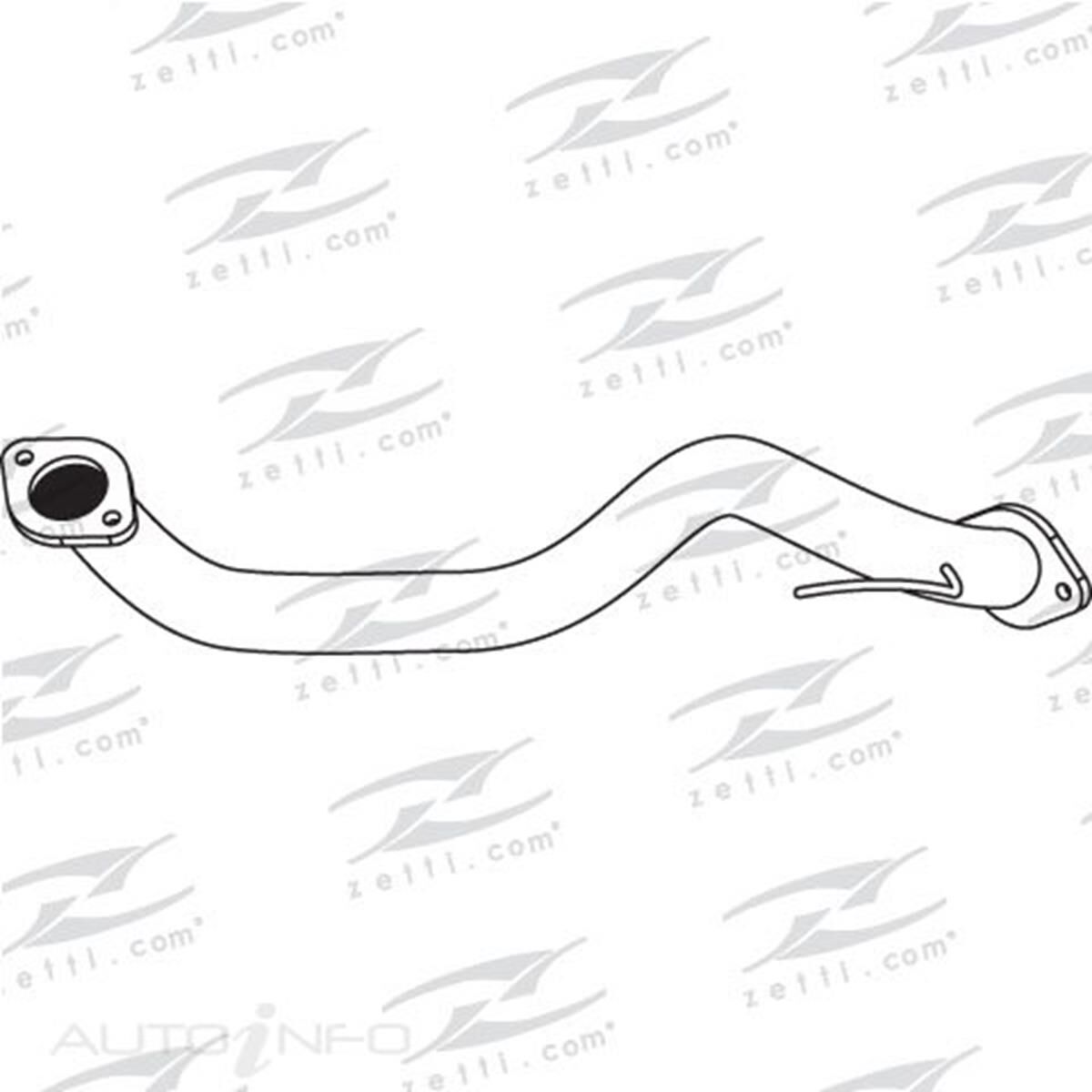 NISSAN X-TRAIL T30 WAGON 2.5L QR25DE CONNECTING PIPE TO C6003 MANIFOLD CAT, , scaau_hi-res