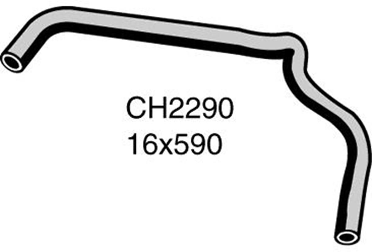 Heater Hose  - NISSAN PATROL GU - 2.8L I6 Turbo DIESEL - Manual & Auto, , scaau_hi-res