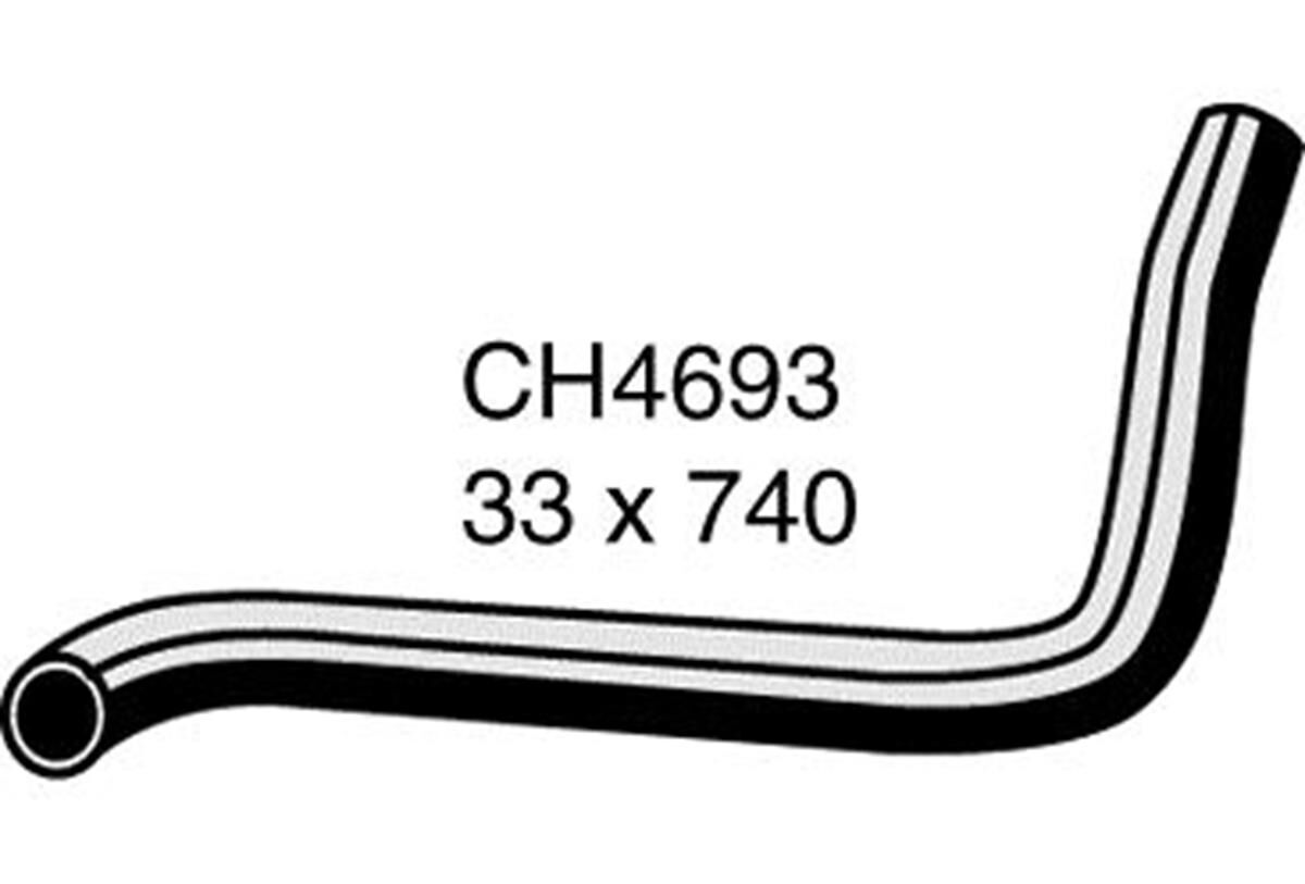 Radiator Lower Hose  - TOYOTA HILUX GGN15R - 4.0L V6  PETROL - Manual & Auto, , scaau_hi-res