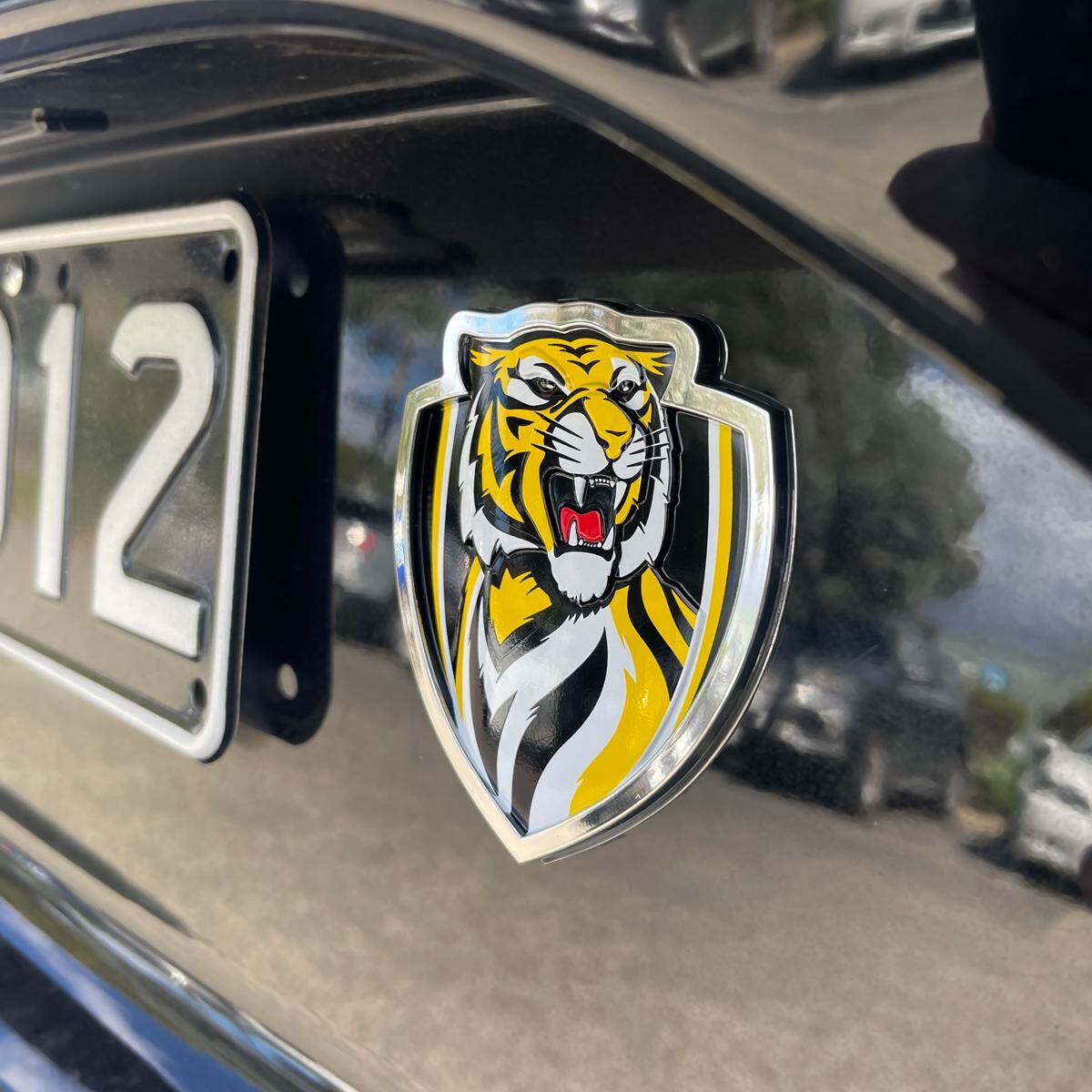 AFL RICHMOND TIGERS 3D CHROME CAR EMBLEM, , scaau_hi-res