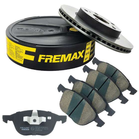 FREMAX+TRADE-LINE BRAKE BUNDLEMAZDA MAZDA3 (BL) 2.0L 2009-14 FRONT, , scaau_hi-res