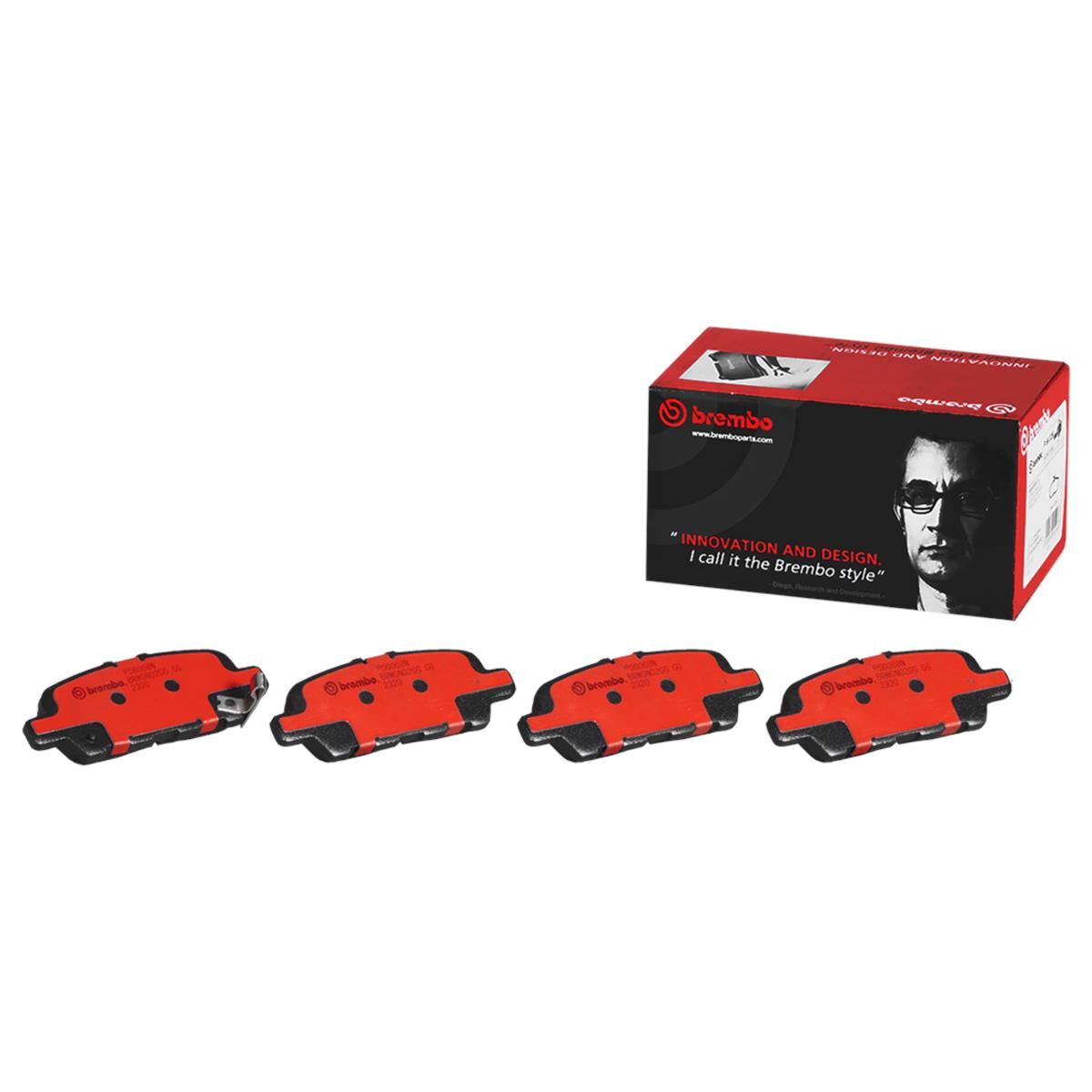 BREMBO DISC PAD SET NAO CERAMIC, , scaau_hi-res
