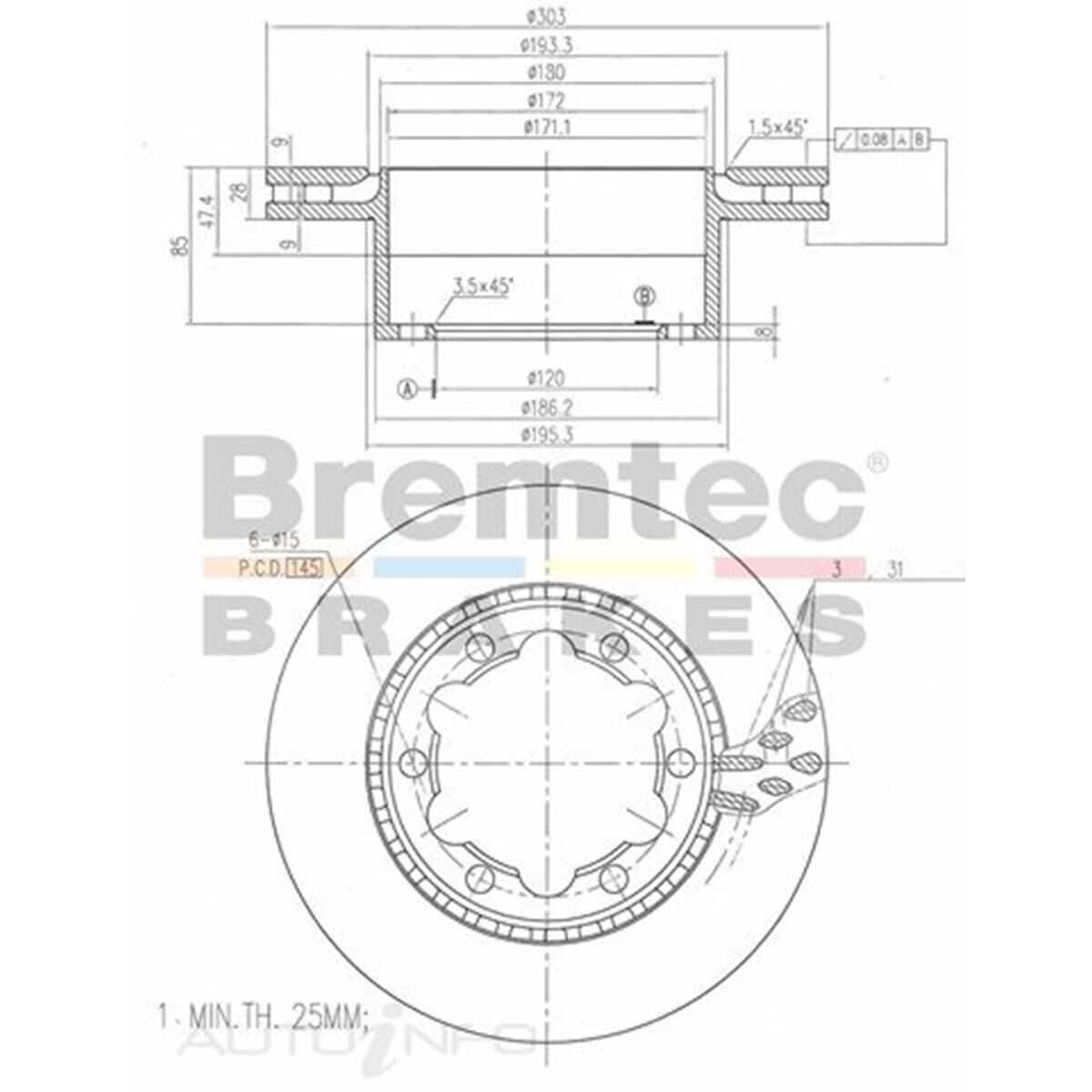 EURO-LINE BRAKE DISC ROTOR, , scaau_hi-res