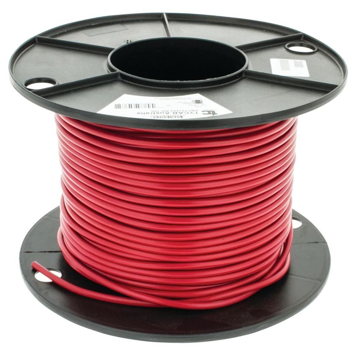 8 B&S BATTERY CABLE RED 100m, , scaau_hi-res