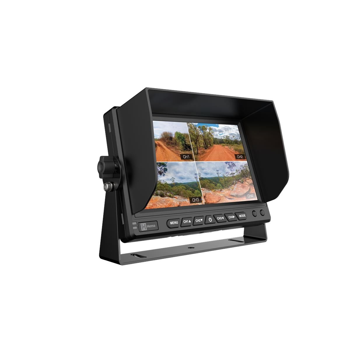 HEMA 7.0" AHD QUAD DISPLAY MONITOR 4 CAMERA INPUT, , scaau_hi-res