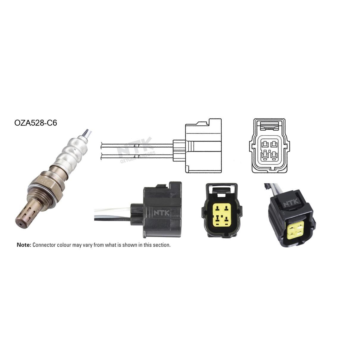 NTK OXYGEN SENSOR - OZA528-C6, , scaau_hi-res