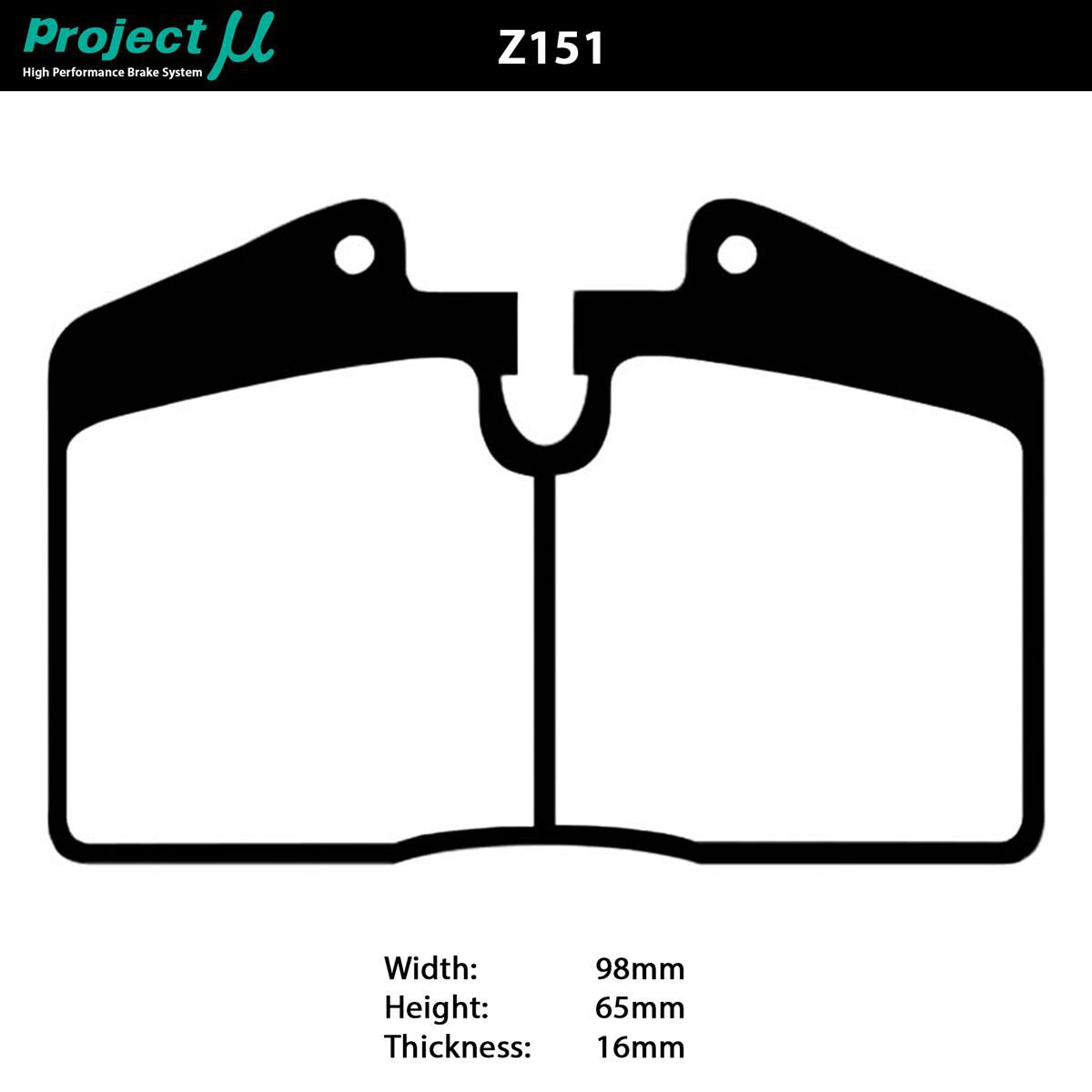 PROJECT MU HC-EP BRAKE PAD SETELISE EXIGE ALCON FRONT PORSCHE 911 FRONT REAR, , scaau_hi-res