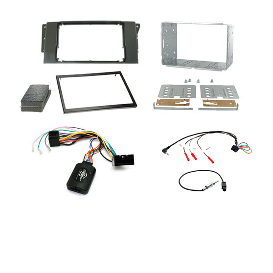 INSTALL KIT TO SUIT LANDROVER FREELANDER 2; RANGE ROVER SPORT; DISCOVERY 3 (BLACK), , scaau_hi-res