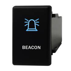 SWITCH PUSH BUTTON ON/OFF 12V BEACON T/S ISUZU D-MAX, MUX, BT-50 2020 On, , scaau_hi-res