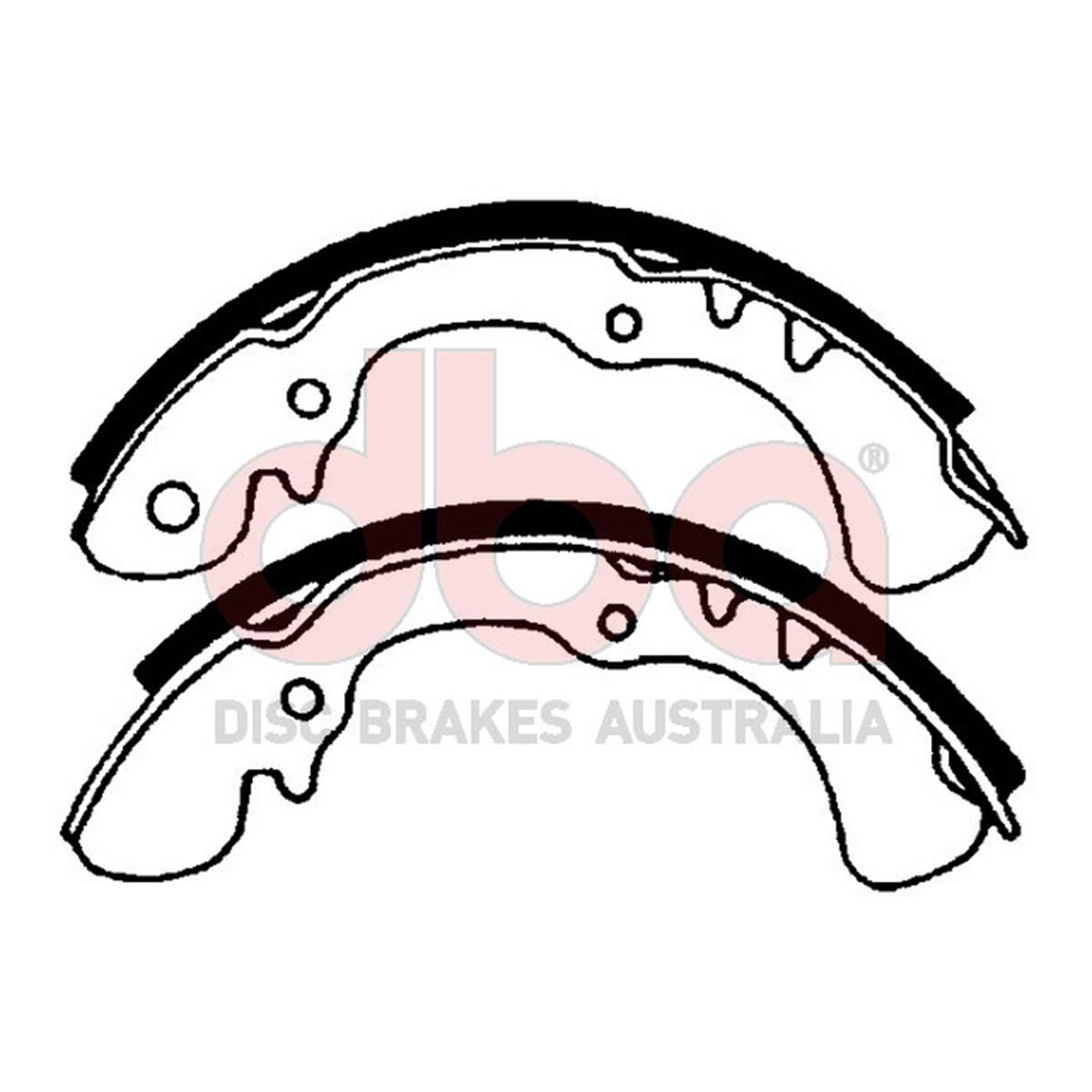 Street Series Brake Shoes [Toyota Corolla 200mm], , scaau_hi-res