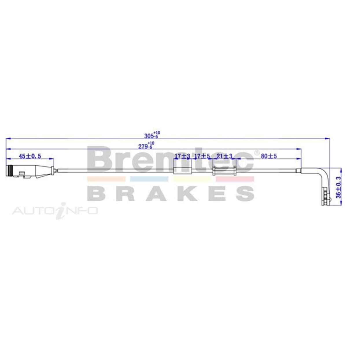 EUROLINE BRAKE WEAR SENSOR, , scaau_hi-res
