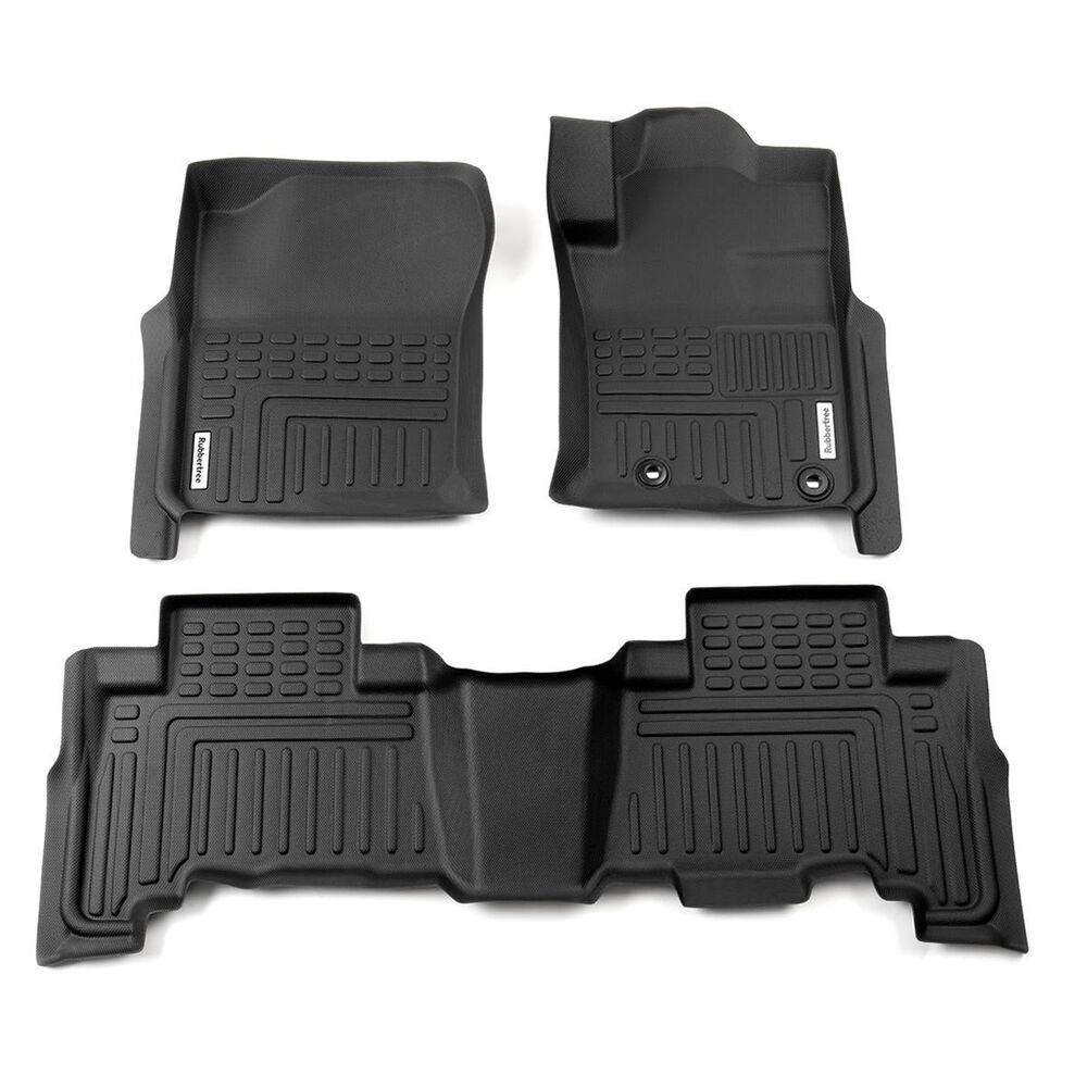 RubberTree Deep Dish Floor Liners to suit Toyota Landcruiser Prado 150