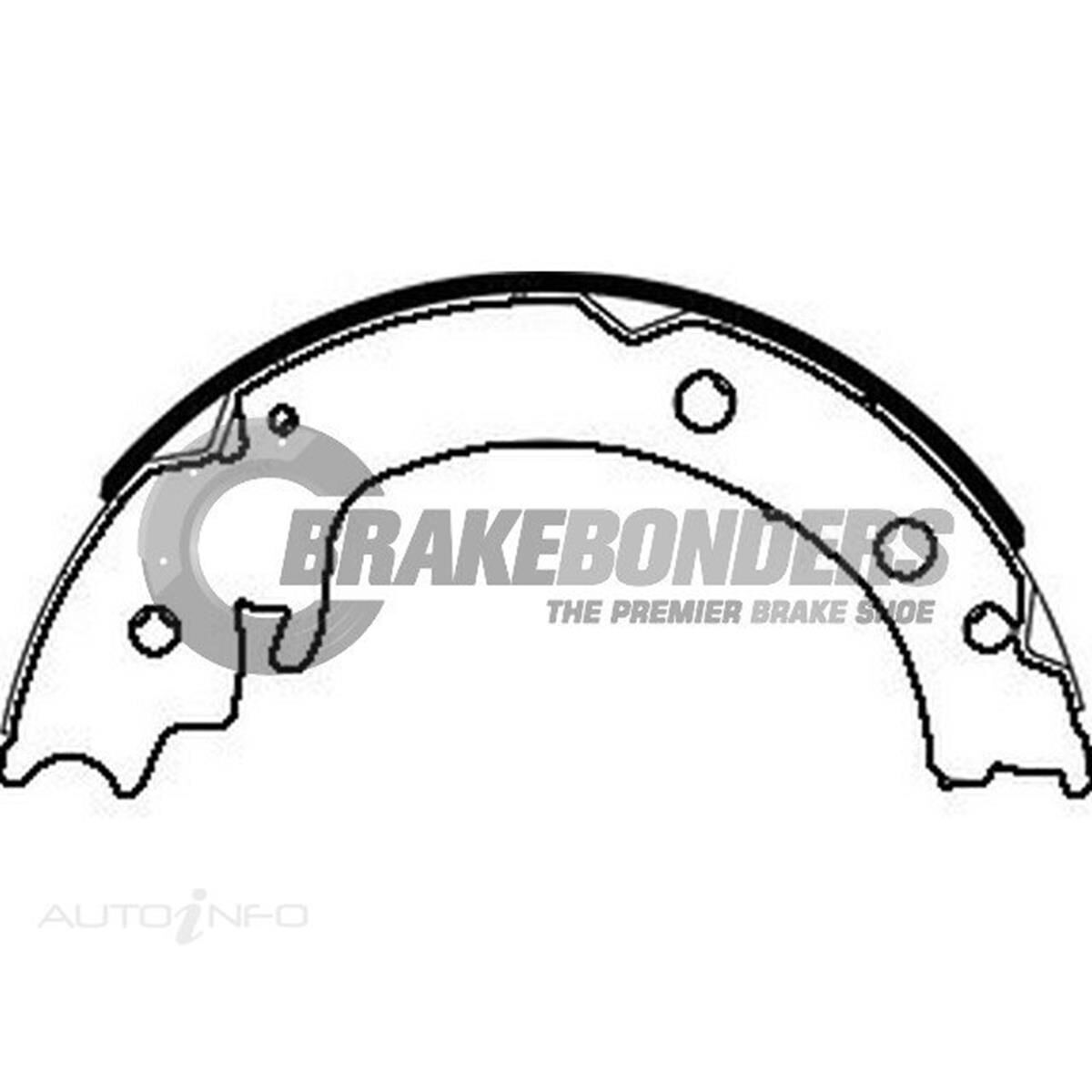 Brake Shoes - Suzuki Parking Brake 200mm, , scaau_hi-res