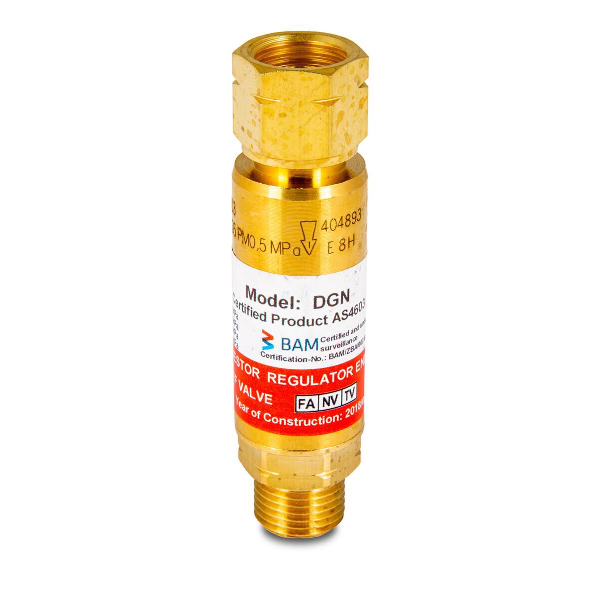 FLASH BACK ARRESTOR ACET REGULATOR, , scaau_hi-res
