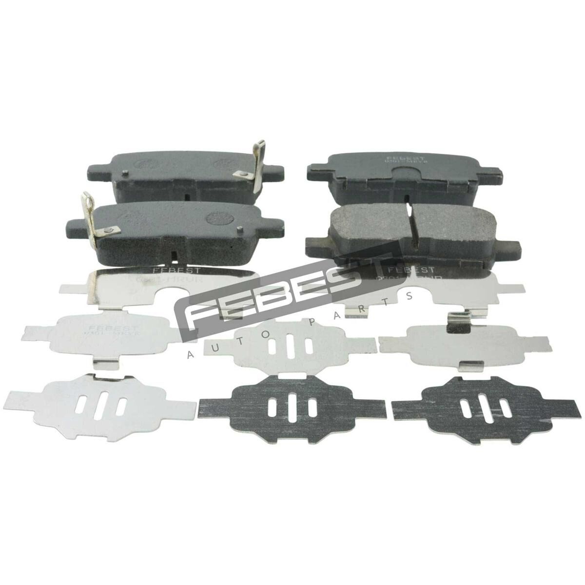 PAD KIT, DISC BRAKE, REAR - KIT (WITH ANTI SQUEAL SHIM), , scaau_hi-res