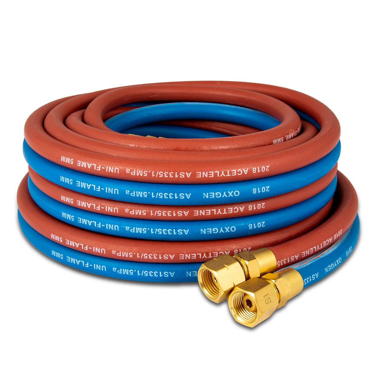 UNI-FLAME TWIN GAS HOSE SET 10M, , scaau_hi-res