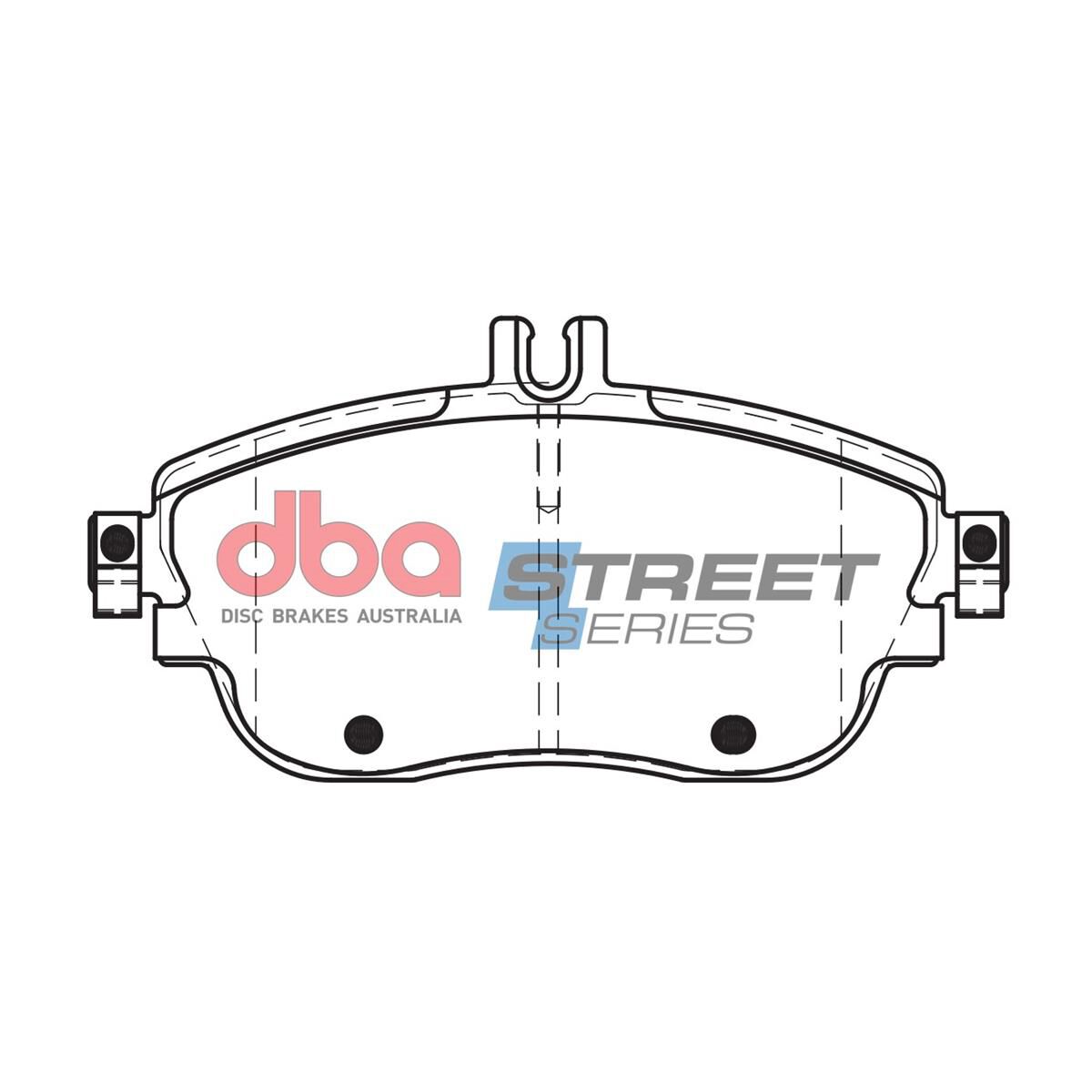 DBA SS STREET SERIES BRAKE PADS [ Mercedes Benz GLA/CLA Class/B Class & A Class 2012 - 2019 F ], , scaau_hi-res