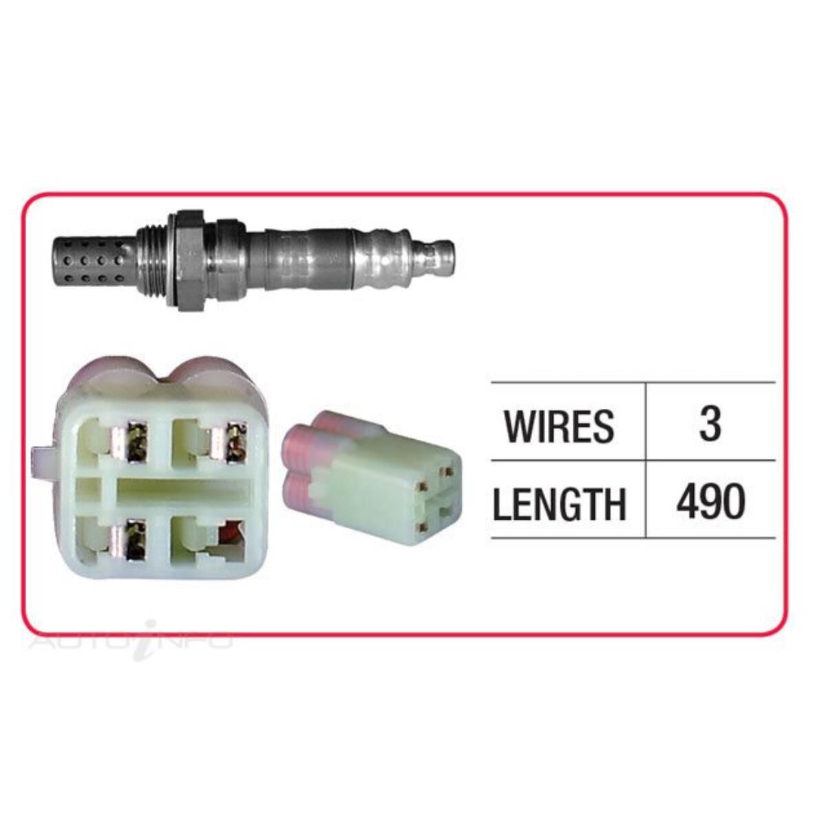 OX SENSOR - SUBARU 3 WIRE - DIRECT FIT, , scaau_hi-res