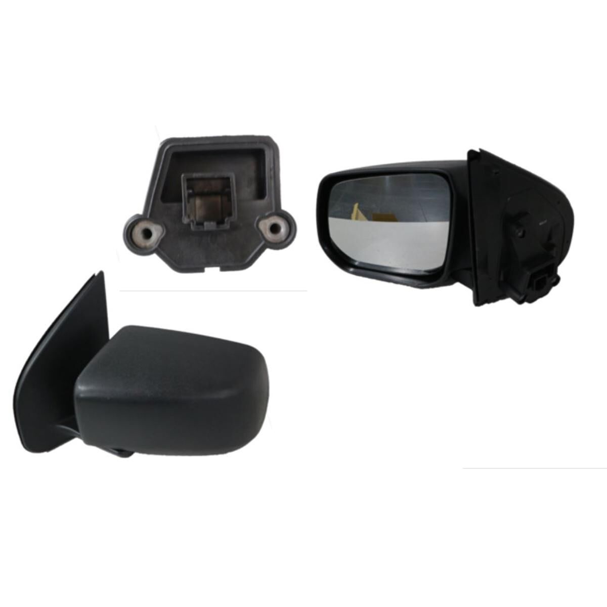 DMAX 7/12-10/16 DOOR MIRROR (-LIGHT) BLACK MANUAL (L), , scaau_hi-res