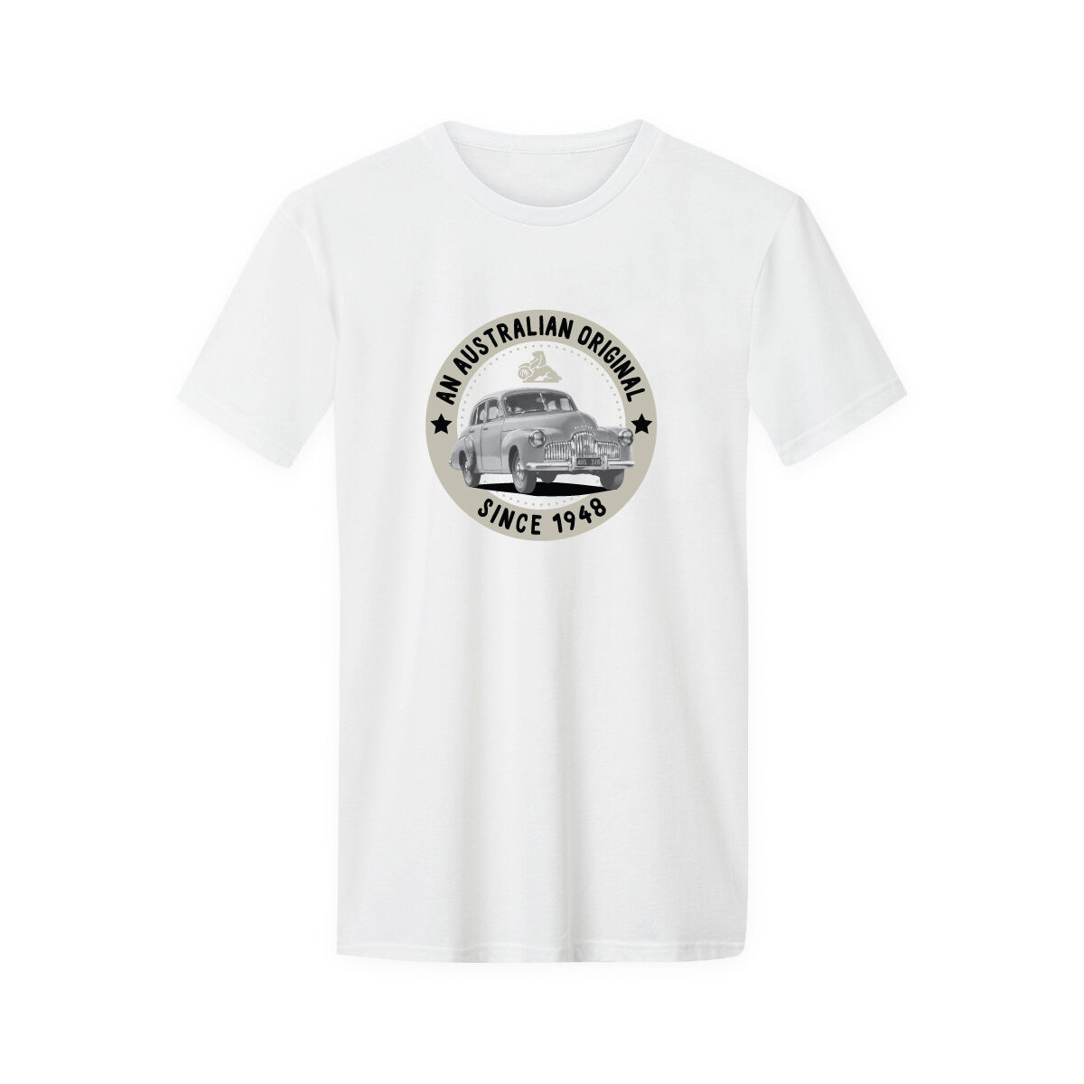 ADULT COTTON T-SHIRT-WHITE [AN AUSTRALIAN 1948 ORIGINAL] [M], , scaau_hi-res