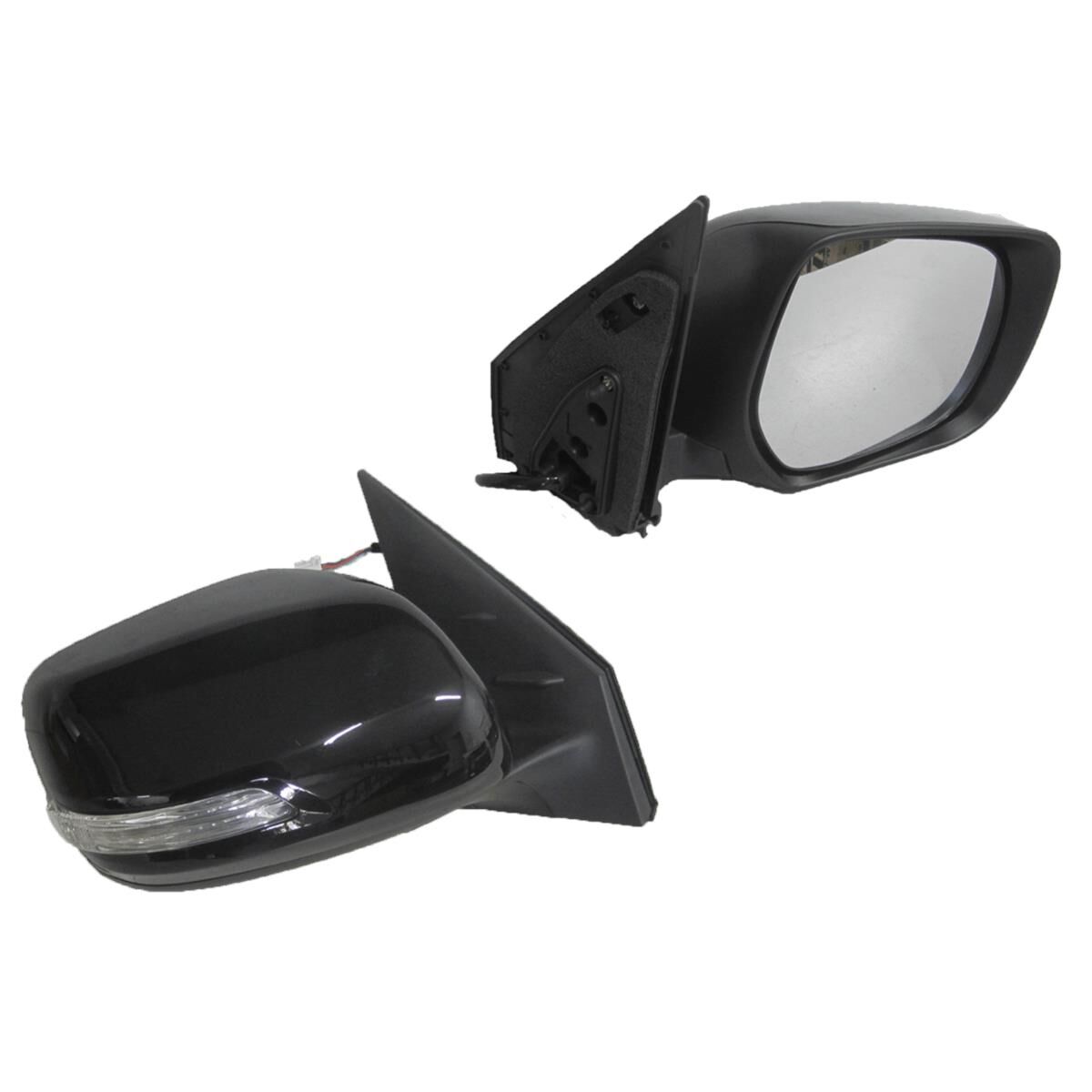 TOYOTA LANDCRUISER  VDJ200 SERIES  01/2012~ ONWARDS  DOOR MIRRORBLACK  RIGHT HAND SIDE  7 PIN PLUGS  WITH LED,FOLDING  WITHOUT CAMERA, , scaau_hi-res