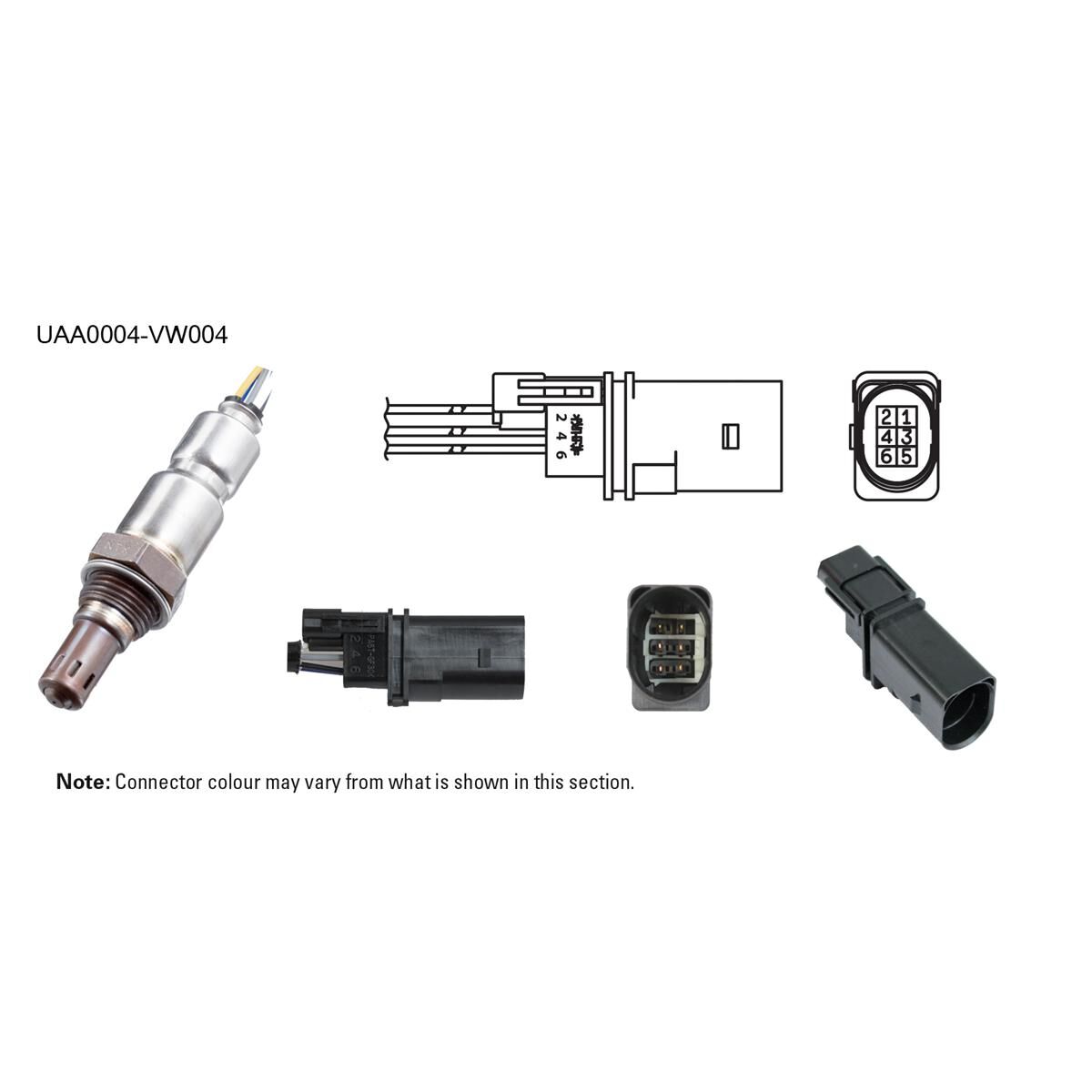 NTK AIR FUEL RATIO SENSOR - UAA0004-VW004, , scaau_hi-res