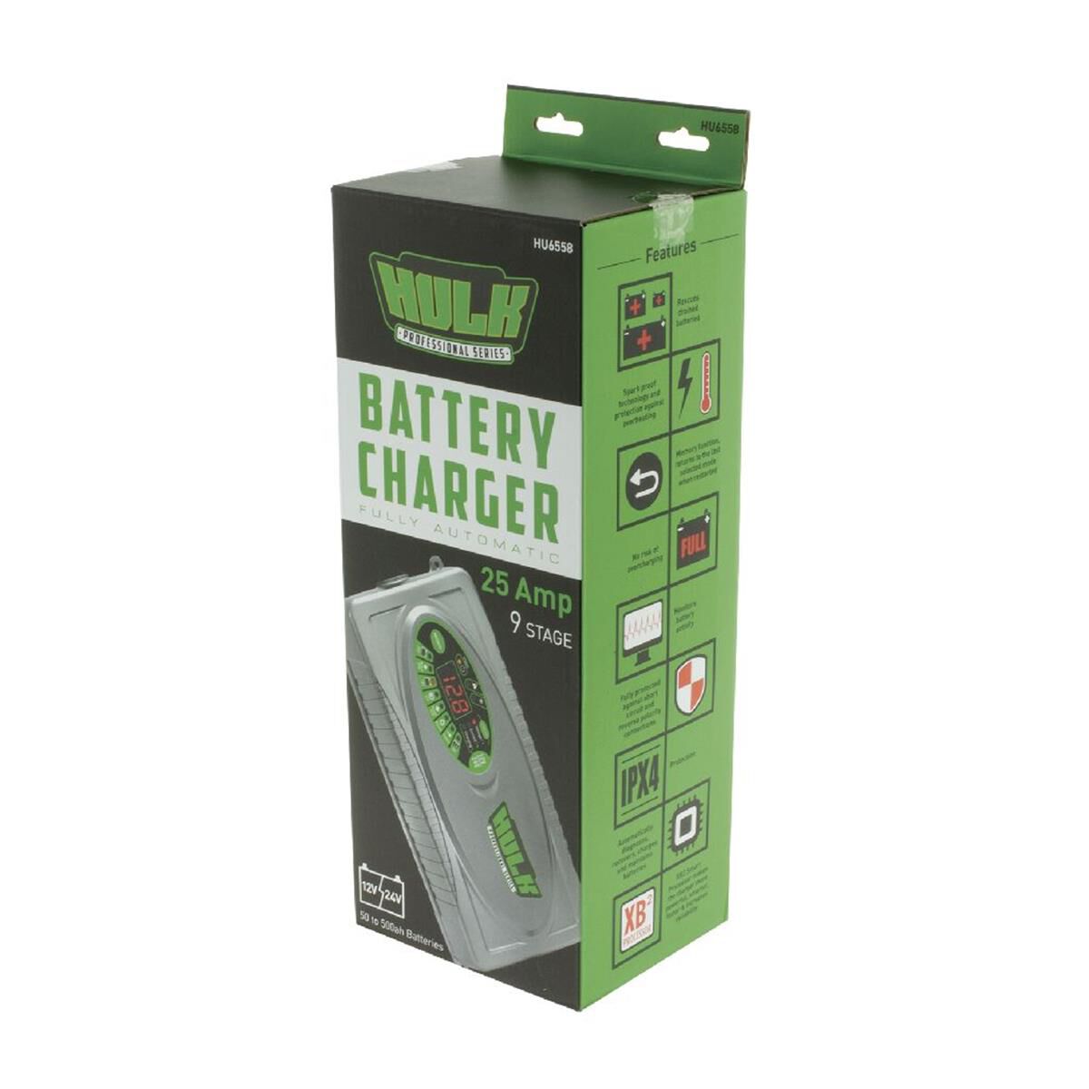 BATTERY CHARGER 12/24V 9 STAGE 25amp FULLY AUTOMATIC, BOOST & SUPPLY FESSIONAL, , scaau_hi-res