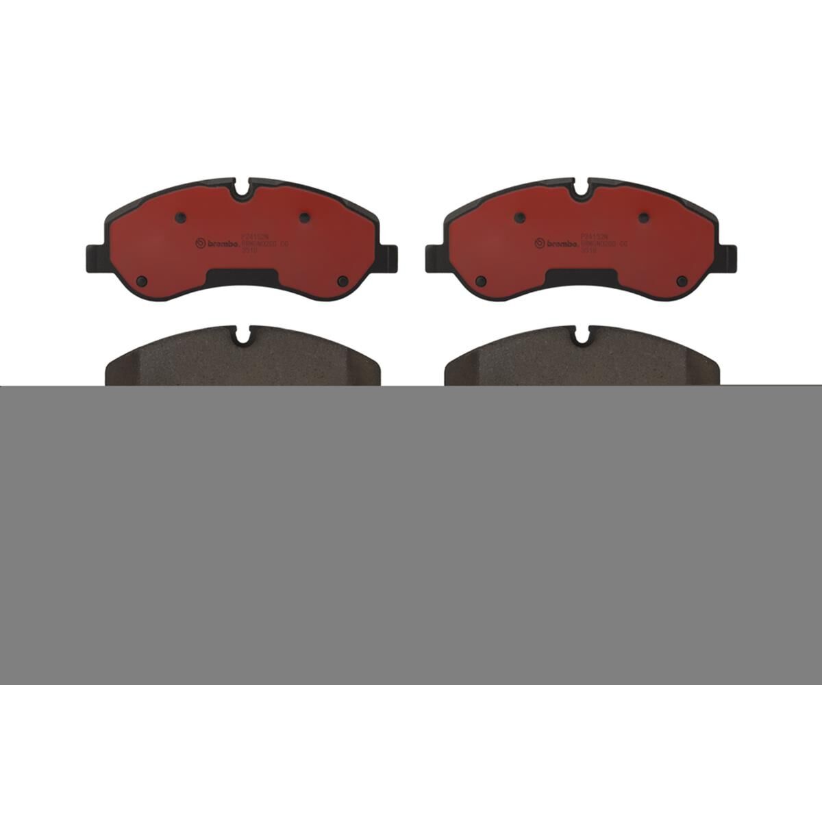 BREMBO DISC PAD SET NAO CERAMIC, , scaau_hi-res