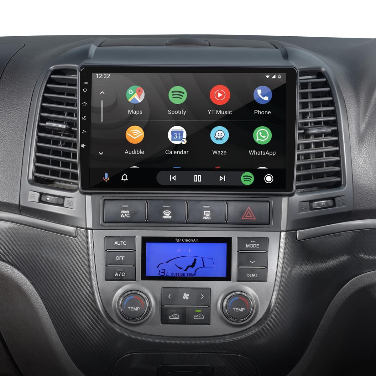 9" MULTIMEDIA RECEIVER TO SUIT HYUNDAI SANTA FE (2006-2009) - NON-AMPLIFIED, , scaau_hi-res