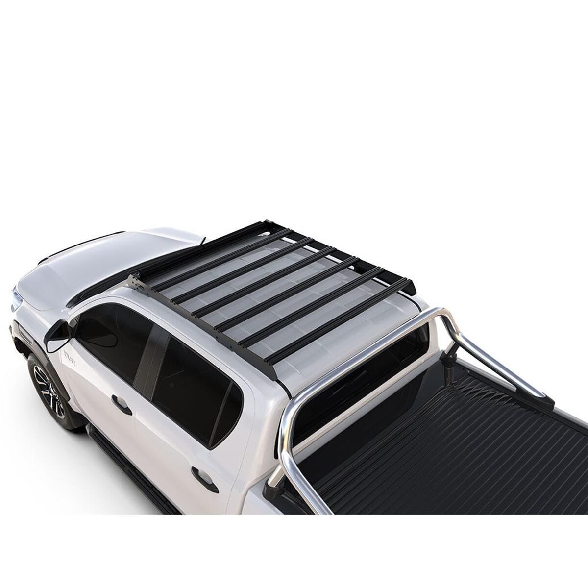 FRONT RUNNER TOYOTA HILUX (2015-CURRENT) SLIMSPORT ROOF RACK KIT LIGHTBAR READY, , scaau_hi-res