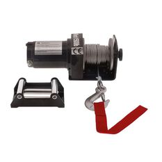 ELECTRIC ATV WINCH 1500lbs 12v STEEL CABLE IP55 RATING, , scaau_hi-res