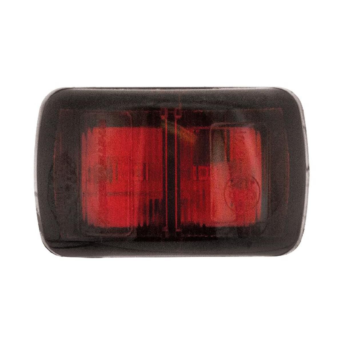 LED REAR END OUTLINE MARKR LMP10-30V 2 LED's BLACK HSNG RED LENS 57 x 35 x 21mm, , scaau_hi-res