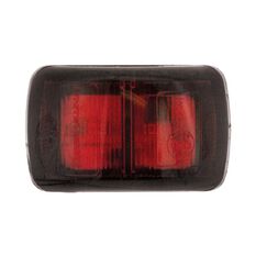LED REAR END OUTLINE MARKR LMP10-30V 2 LED's BLACK HSNG RED LENS 57 x 35 x 21mm, , scaau_hi-res