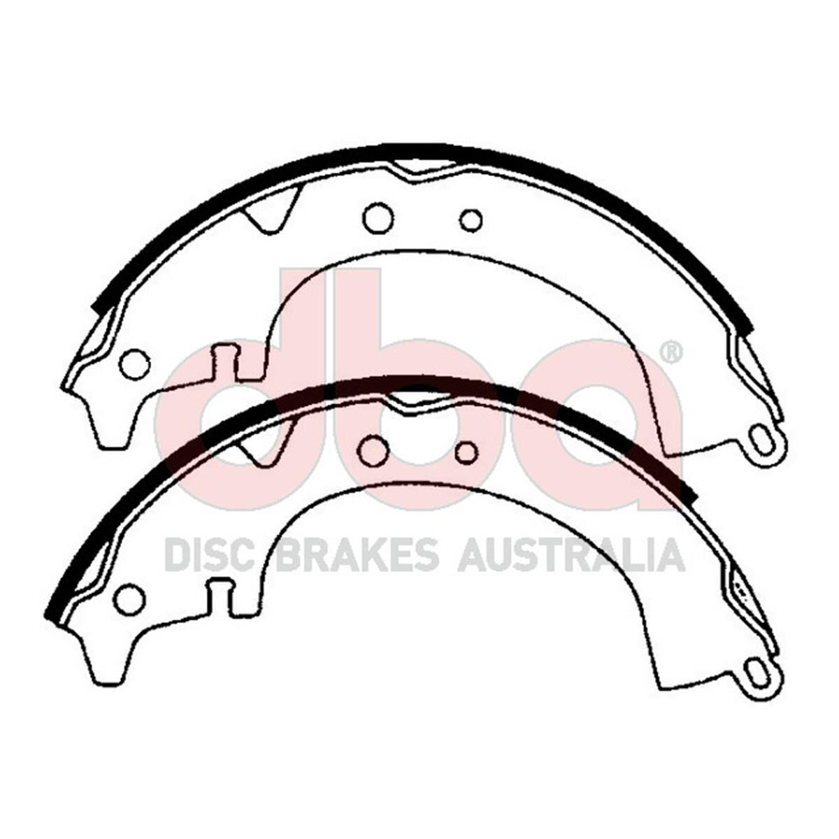 Street Series Brake Shoes [Toyota 1974-99 228.6mm], , scaau_hi-res