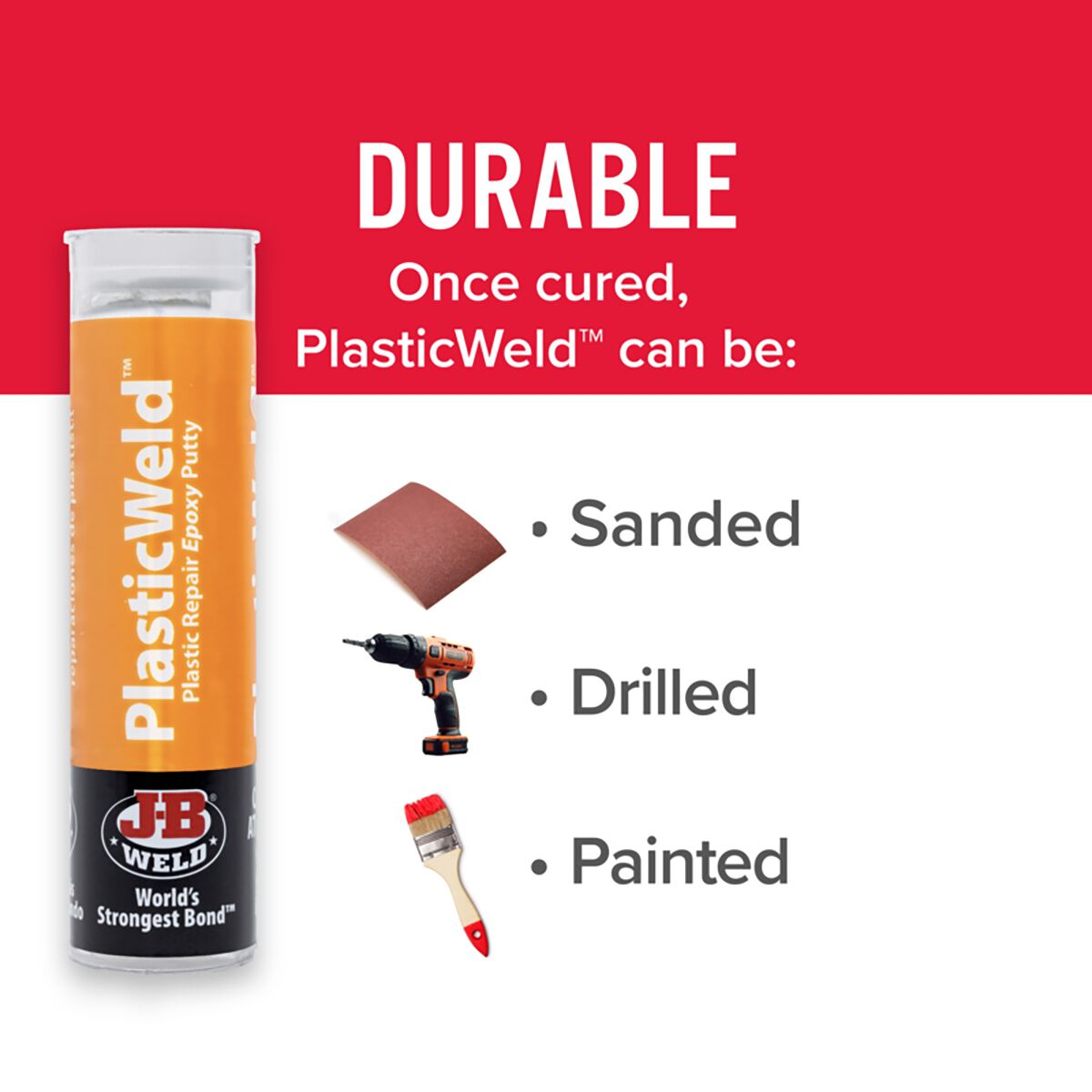 JB WELD PLASTICWELD EPOXY PUTTY STICK, , scaau_hi-res