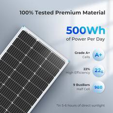 100 WATT 12 VOLT MONOCRYSTALLINE SOLAR PANEL (COMPACT DESIGN), , scaau_hi-res