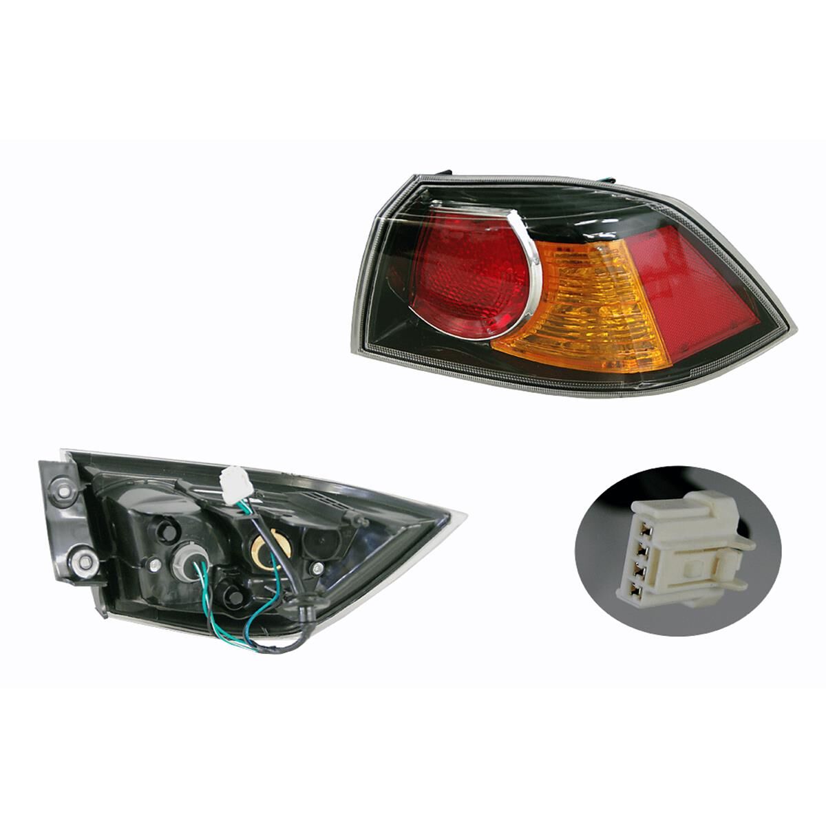 MITSUBISHI LANCER SEDAN  CJ  09/2007 ~ ONWARDS  OUTER TAIL LIGHT  RIGHT HAND SIDE, , scaau_hi-res