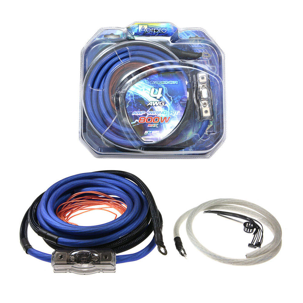 Aerpro 4 AWG Amp Power Install Kit Wiring Kit MX04 Supercheap Auto