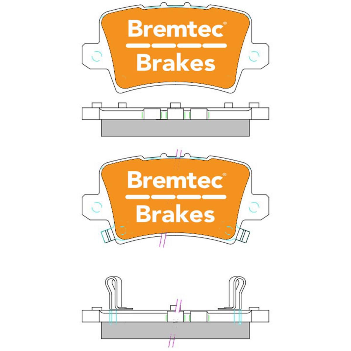 TRADE-LINE BRAKE PADS SET, , scaau_hi-res