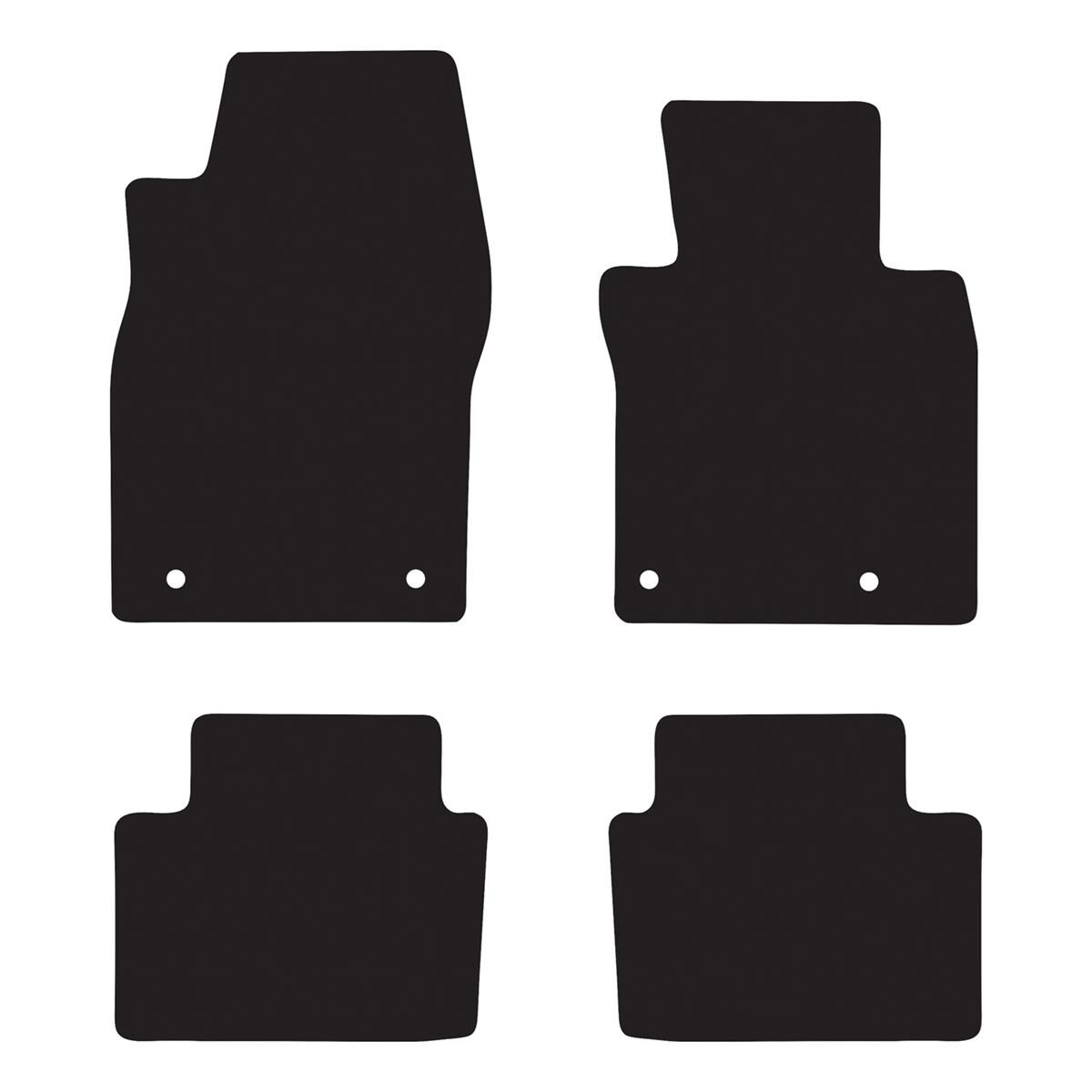 LUXURY CARPET CAR MATS FOR MAZDA 3 HATCH (4TH GEN) 2019 ONWARDS, , scaau_hi-res