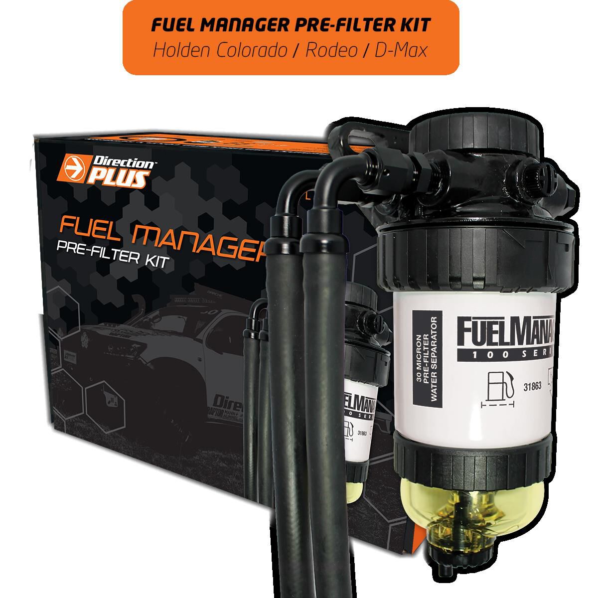 FUEL MANAGER PRE-FILTER KIT COLORADO / RODEO / D-MAX (FM611DPK), , scaau_hi-res