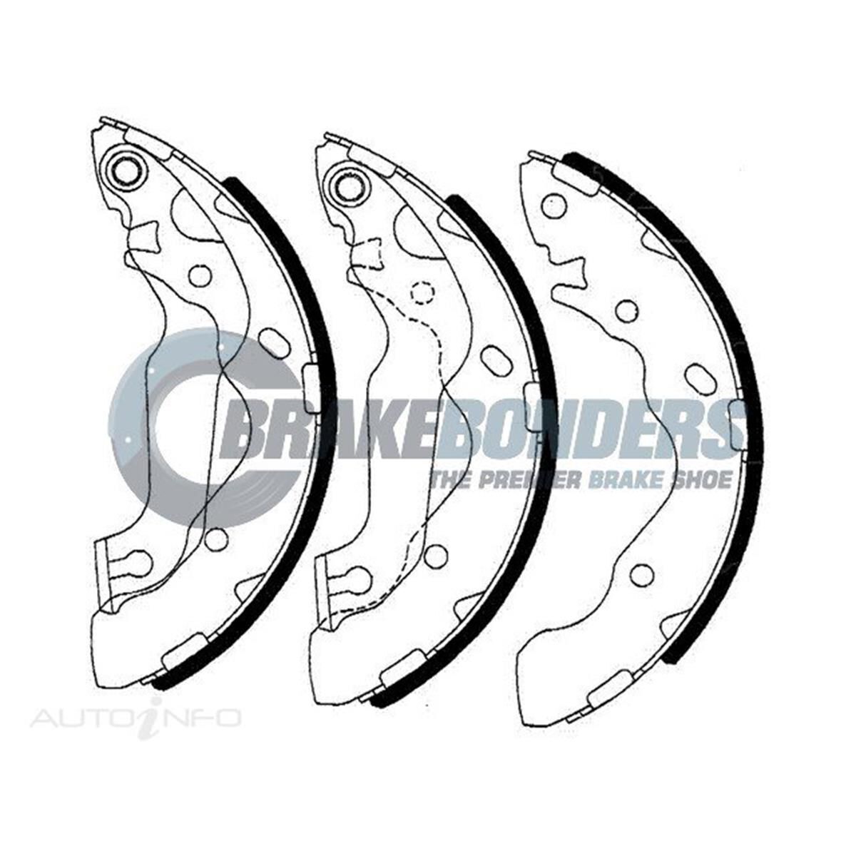 Brake Shoes - Hyundai 203.2mm, , scaau_hi-res