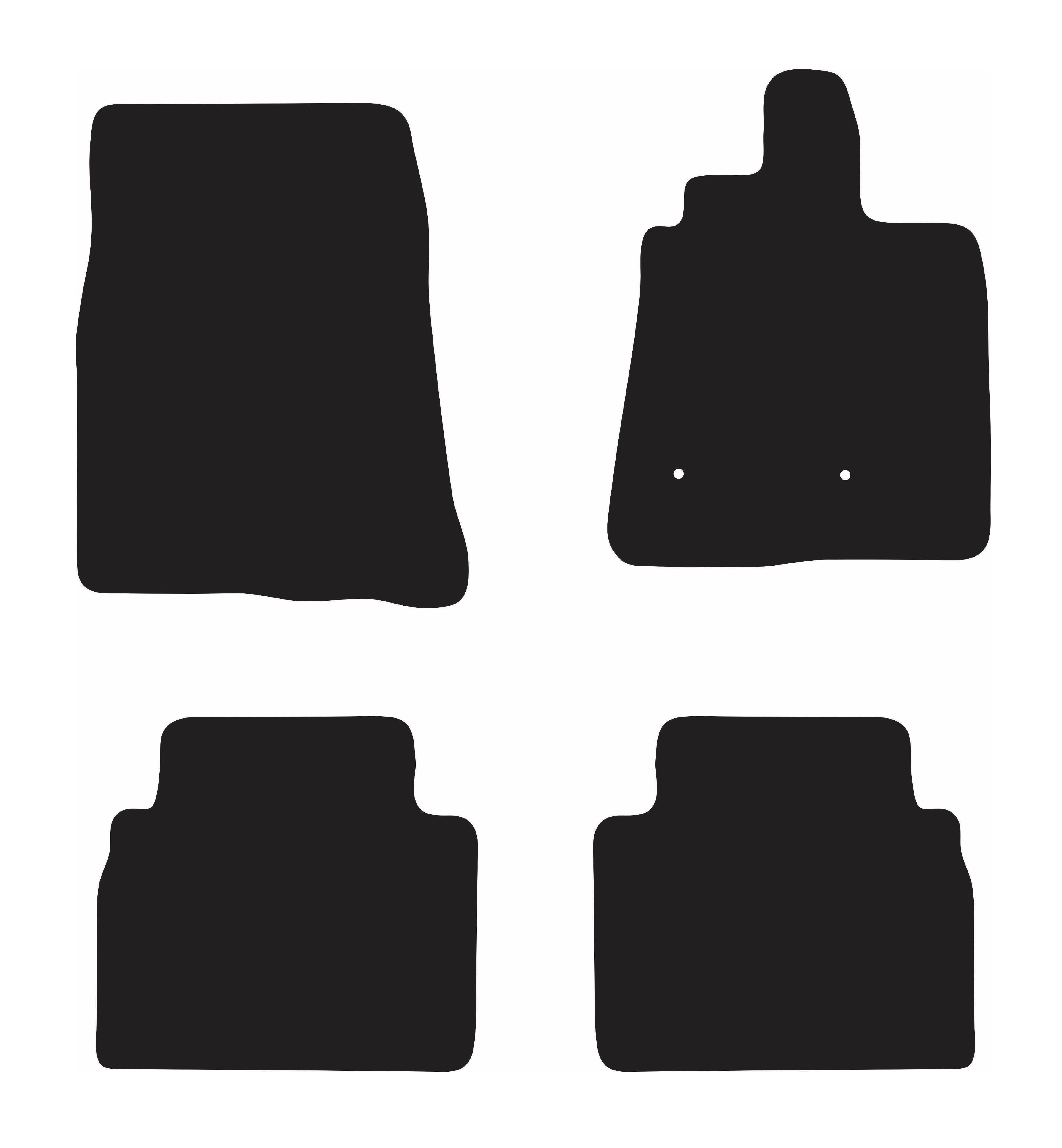 ECO CARPET CAR MATS FOR MITSUBISHI PAJERO (4TH GEN 2 DOOR) 2006-2021, , scaau_hi-res