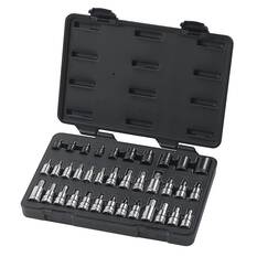 36 PC. 1/4”, 3/8” & 1/2” DRIVE STANDARD HEX, E-TORX® & TORX® BIT METRIC & SAE SOCKET SET, , scaau_hi-res