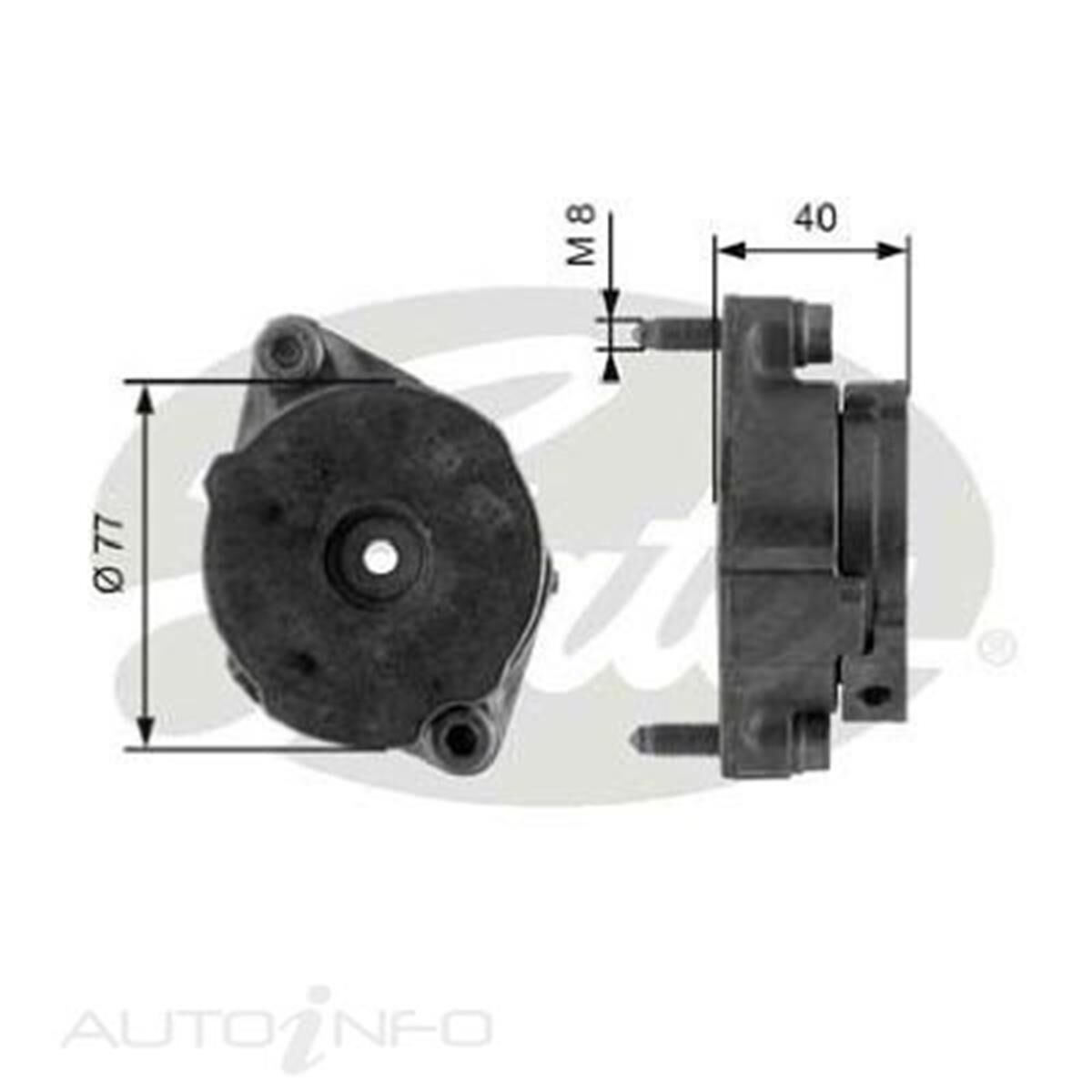 38345 DRIVEALIGN TENSIONER, , scaau_hi-res