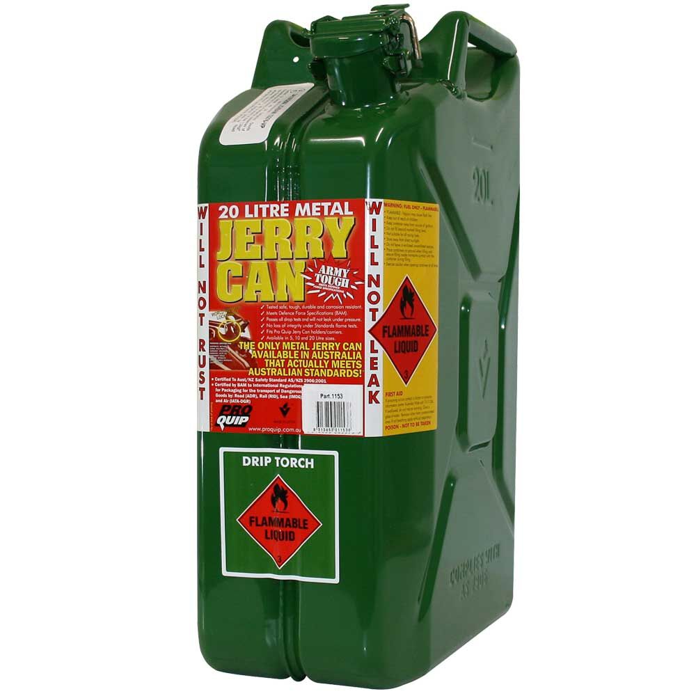 METAL JERRY CAN 20L DRIP TORCH SHAMROCK GREEN CARTON QTY 5, , scaau_hi-res